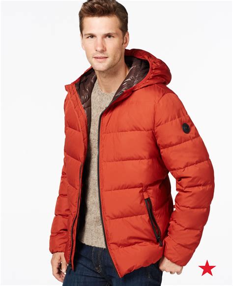 michael kors men's dress coat|michael kors down jacket men's.